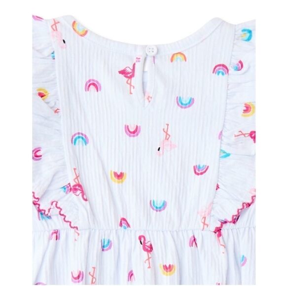 Baby Girl Ruffle Rompers, 2-Pack - Picture 3 of 4